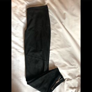 H&M faux suede pants